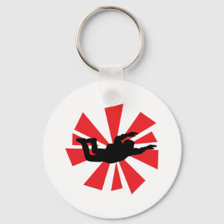 Porte-clés icône skydiver