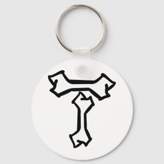 Porte-clés Icône T os
