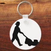 Porte-clés icône tondeuse à gazon (Recto)