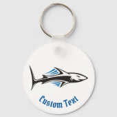 Porte-clés Icône tribale de requin 1 Porte - clé (Recto)