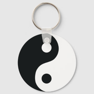 Porte-clés icône ying et yang