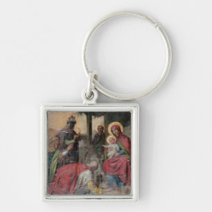 Porte-clés Icônerie orthodoxe serbe à l'église de Valjevo. -