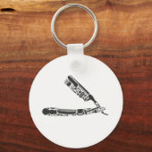 Porte-clés icônes de barbershop razor (Recto)