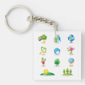 Porte-clés Icônes de la nature (Devant)