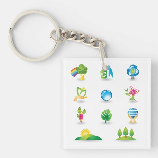 Porte-clés Icônes de la nature (Devant)