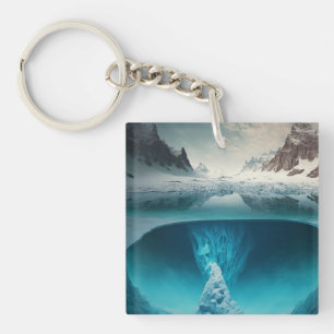 Porte-clés Icy Mountain View