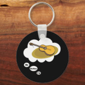 Porte-clés i'd rather be playing Acoustic Guitar 2 (Recto)