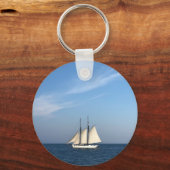 Porte-clés I'd Rather Be Sailing Keychain Gift Sailboat (Verso)