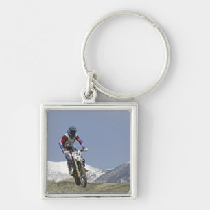 Porte-clés Idaho, course de motocross, course de moto