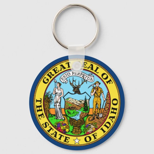 Porte-clés Idaho State Flag (Recto)