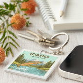Porte-clés Idaho vintage (Devant Droit)