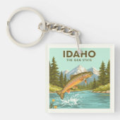 Porte-clés Idaho vintage (Devant)