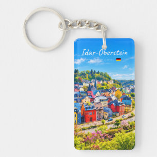 Porte-clés Idar-Oberstein, Allemagne - Ville élégante colorée