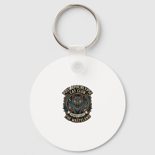 Porte-clés Idée cadeau pour papa chat post apocalypse - Post  (Recto)