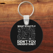 Porte-clés Idée cadeau scientifique drôle physicien maths phy (Recto)