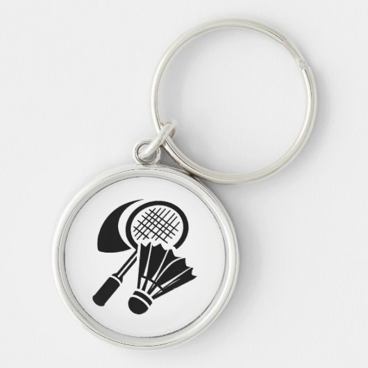 Porte-clés Idées cadeaux de Badminton (Devant)