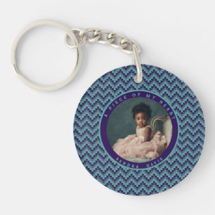 Porte-clés Idées de Cadeaux Élégants à Motif Rayure