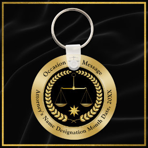 Porte-clés Idées de fête de remise de diplôme d'avocat, Faveu