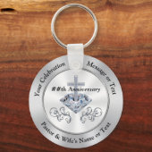 Porte-clés Idées de souvenir chrétien pour l'anniversaire de  (Recto)