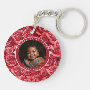 Porte-clés Idées élégantes pour la fête des pères Rose