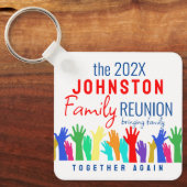 Porte-clés Idées unifiées familiales uniques (Recto)