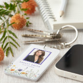 Porte-clés Identifiant d'employé Fleur sauvage (Devant droit)