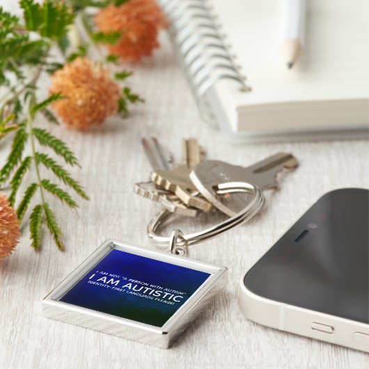 Porte-clés Identité - Autiste (Côté)