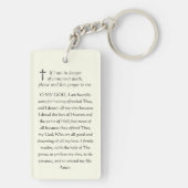 Porte-clés Identité catholique Coeur sacré de Jésus  (Dos)