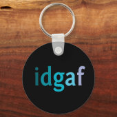 Porte-clés IDGAF À propos des clés (Recto)