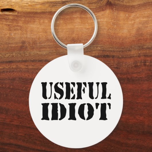 PORTE-CLÉS IDIOT UTILE (Recto)