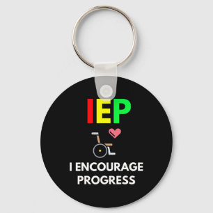 Porte-clés IEP I Encourager Progress Special Education School
