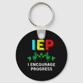 Porte-clés IEP I Encourager Progress Special Education School (Recto)