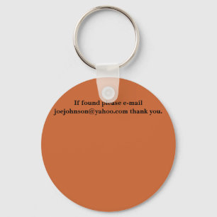 Porte-clés If found please e-mail
