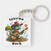 Porte-clés Iguana Serenading Rock Dweller (Dos)