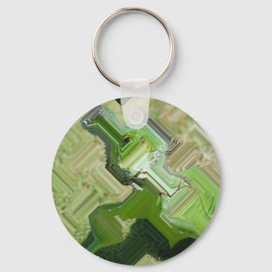 Porte-clés Iguane vert (Recto)