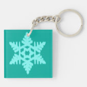Porte-clés Ikat Snowflake (Dos)