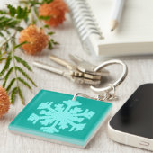 Porte-clés Ikat Snowflake (Devant Droit)