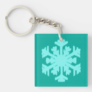 Porte-clés Ikat Snowflake