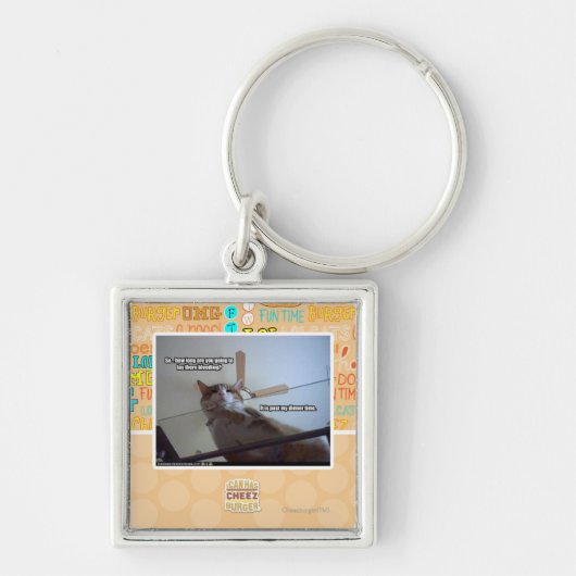 Porte-clés Il a lieu après mon temps de dîner (Devant)