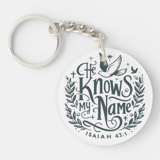 Porte-clés Il connaît mon nom (Devant)