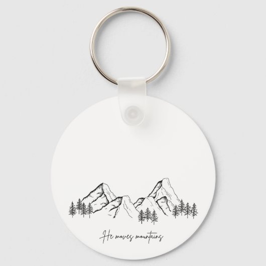 Porte-clés Il Déplace les Montagnes (Recto)