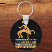 Porte-clés IL DOIT ÊTRE GARDÉ lutte (Recto)