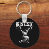 Porte-clés Il Est Rizzin' Jésus Poids Tir Snatch Propre Et (Recto)