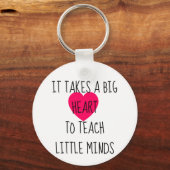 Porte-clés Il faut un gros coeur (Recto)