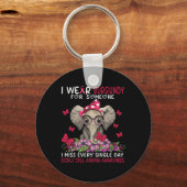 Porte-clés Il me manque chaque jour la sensibilisation à l'an (Recto)