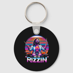 Porte-clés Il Rizzin' Jésus A Rizzen Funny Pâques Christ