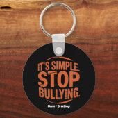 Porte-clés Il s’agit d’un simple arrêt de l’intimidation (Recto)