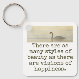 Porte-clés Il Y A Autant De Styles De Beauté - Citation Beaut