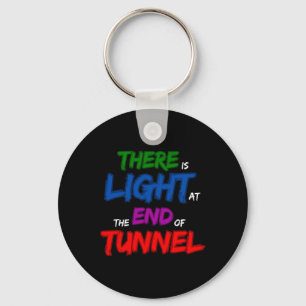 Porte-clés Il Y A De La Lumière Au Bout Du Tunnel