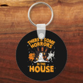 Porte-clés Il y a des horreurs dans cette maison Citrouille G (Recto)